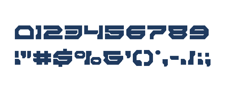 Pulsar Class Solid Semi-Condensed Other Characters
