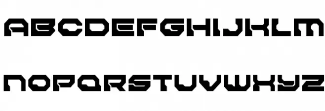 Pulsar Class Solid Semi-Condensed Schriftart Kleinbuchstaben