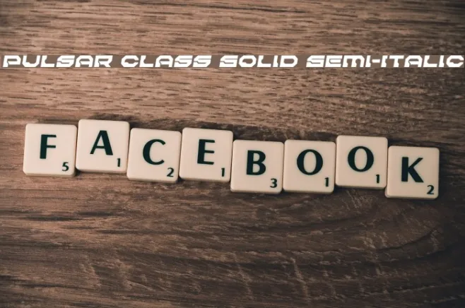 Pulsar Class Solid Semi-Italic Example 1