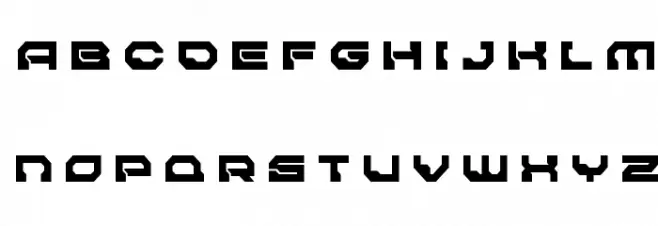 Pulsar Class Solid Title Schriftart Groß