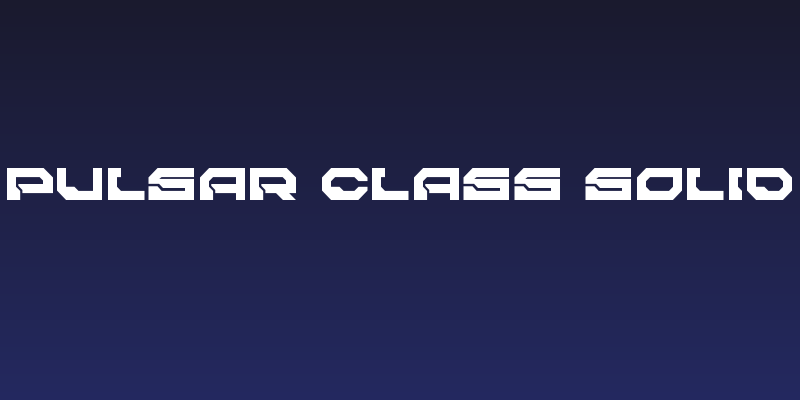 Pulsar Class Solid Social Header