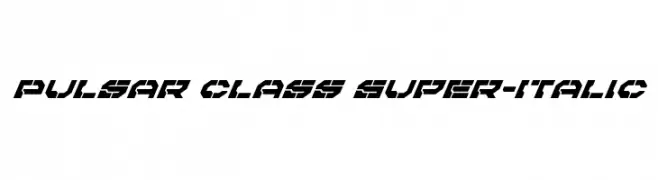 Pulsar Class Super-Italic 
