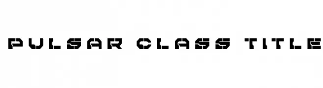 Pulsar Class Title 