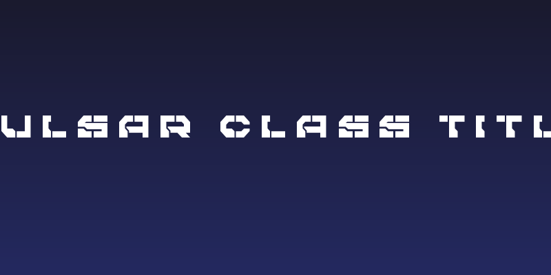 Pulsar Class Title Social Header