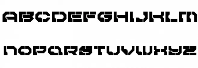 Pulsar Class Font Litere mici