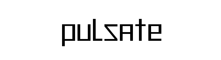 Pulsate  les polices de caractères gratuit tlcharger