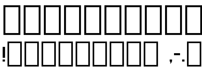 Pulsate Font OTHER CHARS