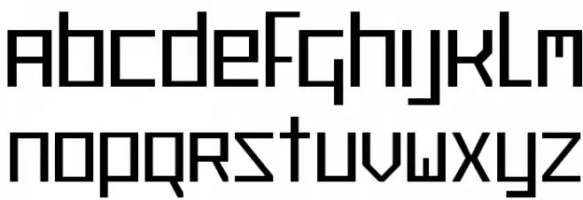 Pulsate Font UPPERCASE