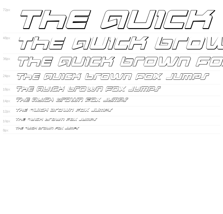 Pulse Rifle 3D Italic Waterfall