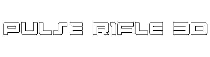 Pulse Rifle 3D  baixar fontes gratis