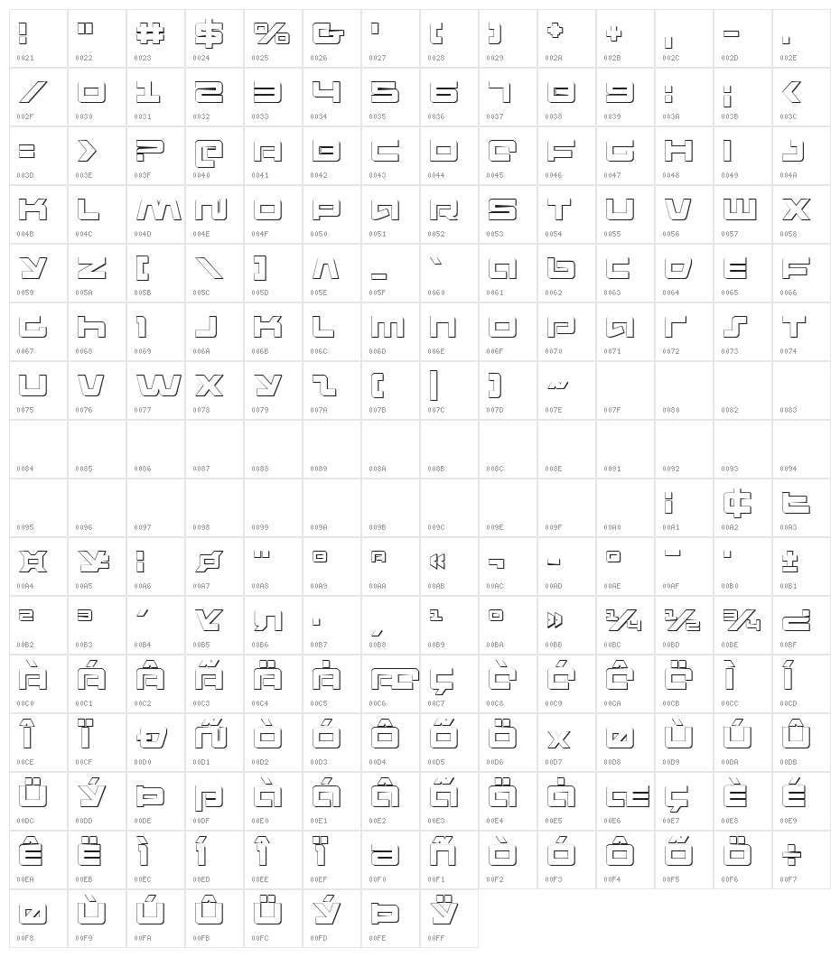 Pulse Rifle 3D Character Map