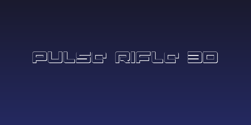 Pulse Rifle 3D Social Header