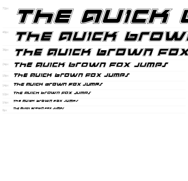 Pulse Rifle Academy Italic Waterfall