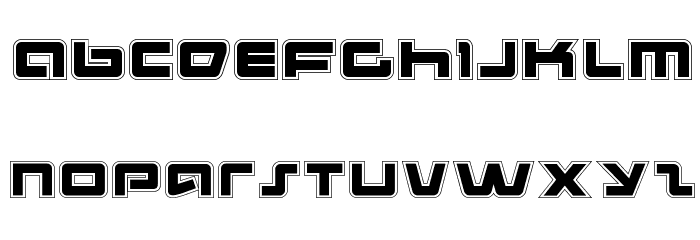 Pulse Rifle Academy Font LOWERCASE