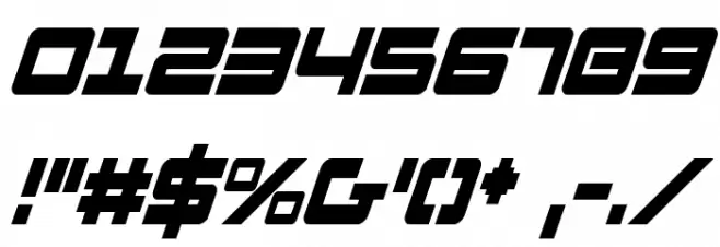 Pulse Rifle Condensed Italic Fonte OUTROS PERSONAGENS