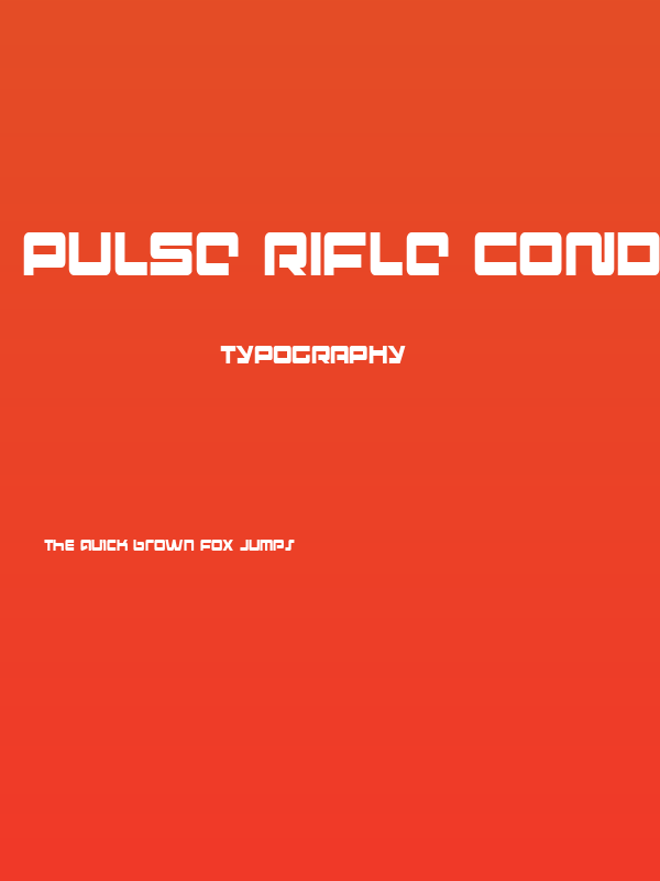Pulse Rifle Condensed Poster