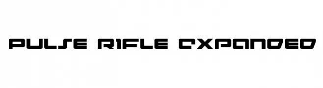 Pulse Rifle Expanded  baixar fontes gratis