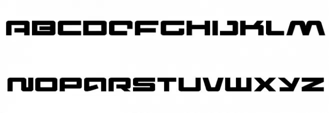 Pulse Rifle Expanded Шрифта ВЕРХНИЙ