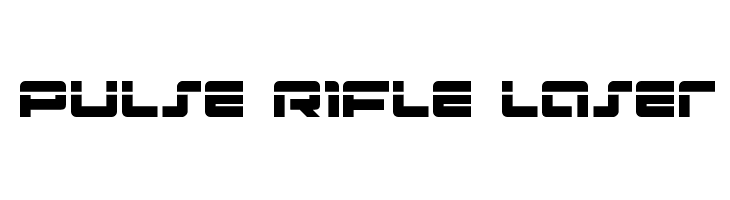 Pulse Rifle Laser  नि: शुल्क फ़ॉन्ट्स डाउनलोड