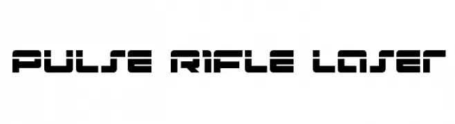 Pulse Rifle Laser  baixar fontes gratis
