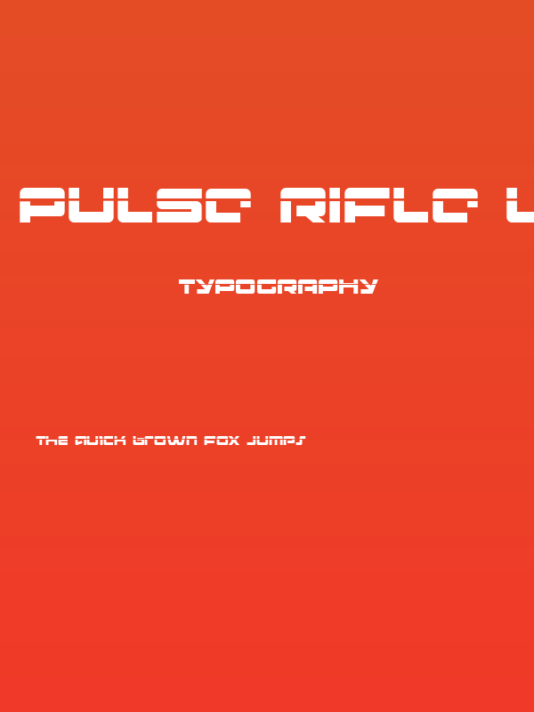 Pulse Rifle Laser Poster