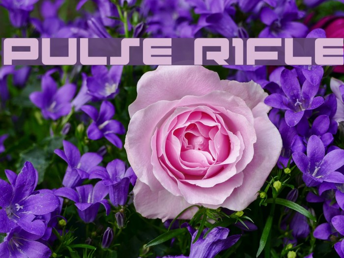 Pulse Rifle Font examples