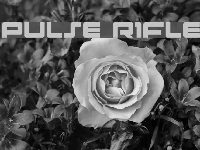 Pulse Rifle Font examples