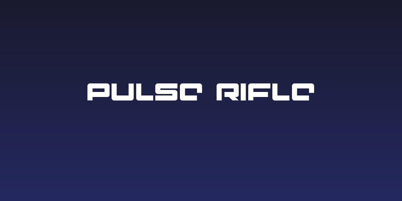 Pulse Rifle Social Header