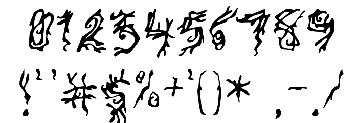 Pulse State Font OTHER CHARS