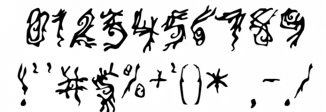 Pulse State Font OTHER CHARS