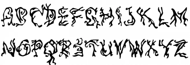 Pulse State Schriftart Groß