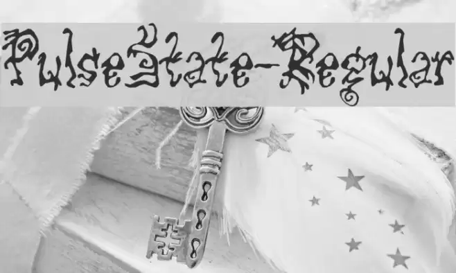 PulseState-Regular Font examples