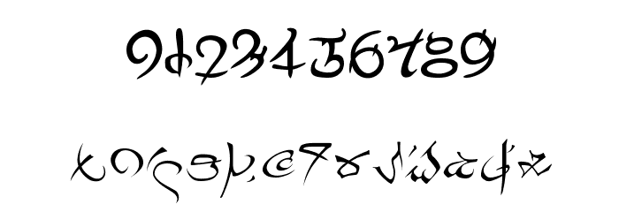Pulsian Font OTHER CHARS