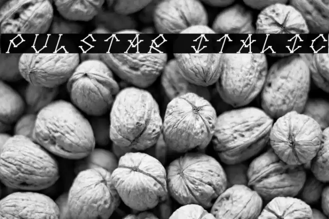 Pulstar Italic Font examples