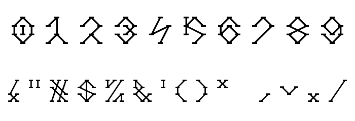 Pulstar Font OTHER CHARS