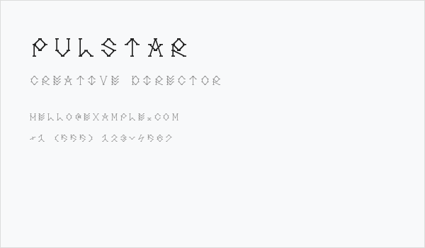Pulstar Business Card
