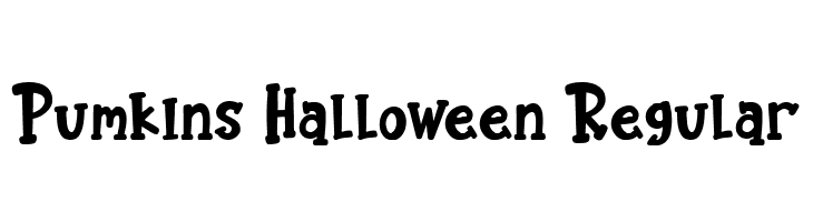 Pumkins Halloween Regular  baixar fontes gratis