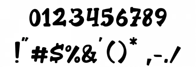 Pumkins Halloween Regular Font OTHER CHARS