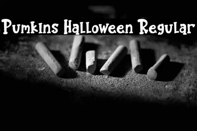 Pumkins Halloween Regular Font examples