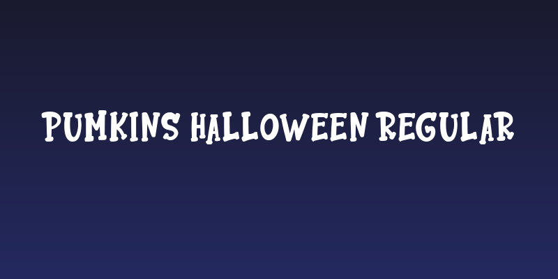 Pumkins Halloween Regular Social Header