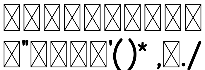 Pumkins Personal Use Font OTHER CHARS