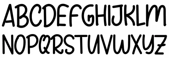 Pumkins Personal Use Schriftart Groß