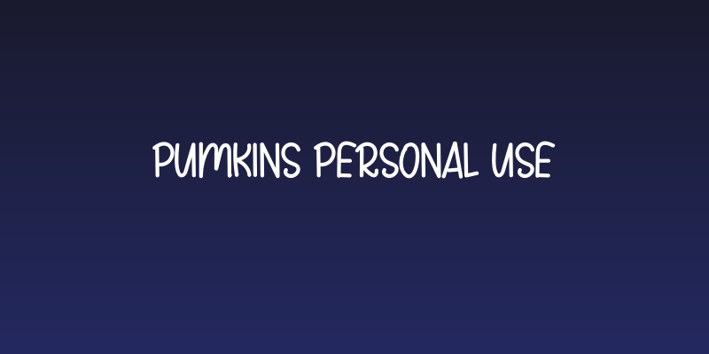 Pumkins Personal Use Social Header