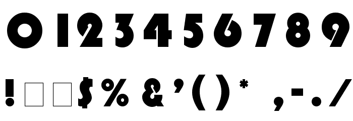 Pump Rus Font OTHER CHARS