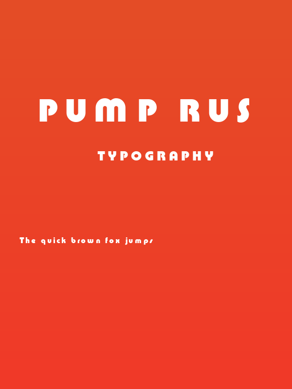 Pump Rus Poster