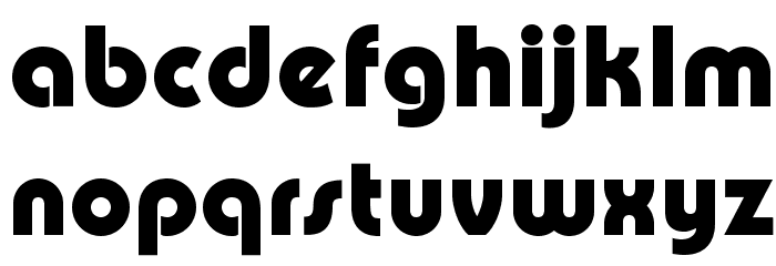 PumpOpti-DemiBold Font LOWERCASE