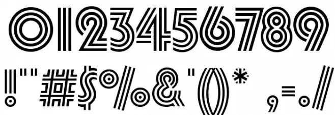 PumpTriD Font OTHER CHARS