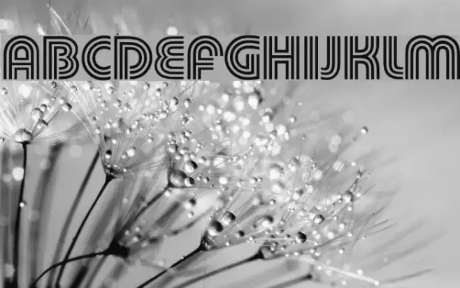 PumpTriD Font examples