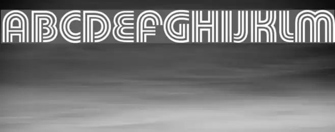 PumpTriD Font examples