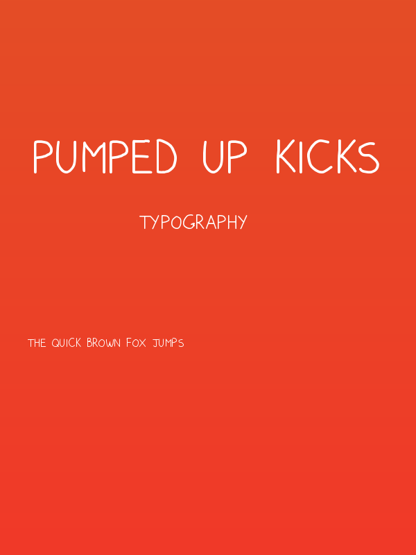 Pumped Up Kicks Poster